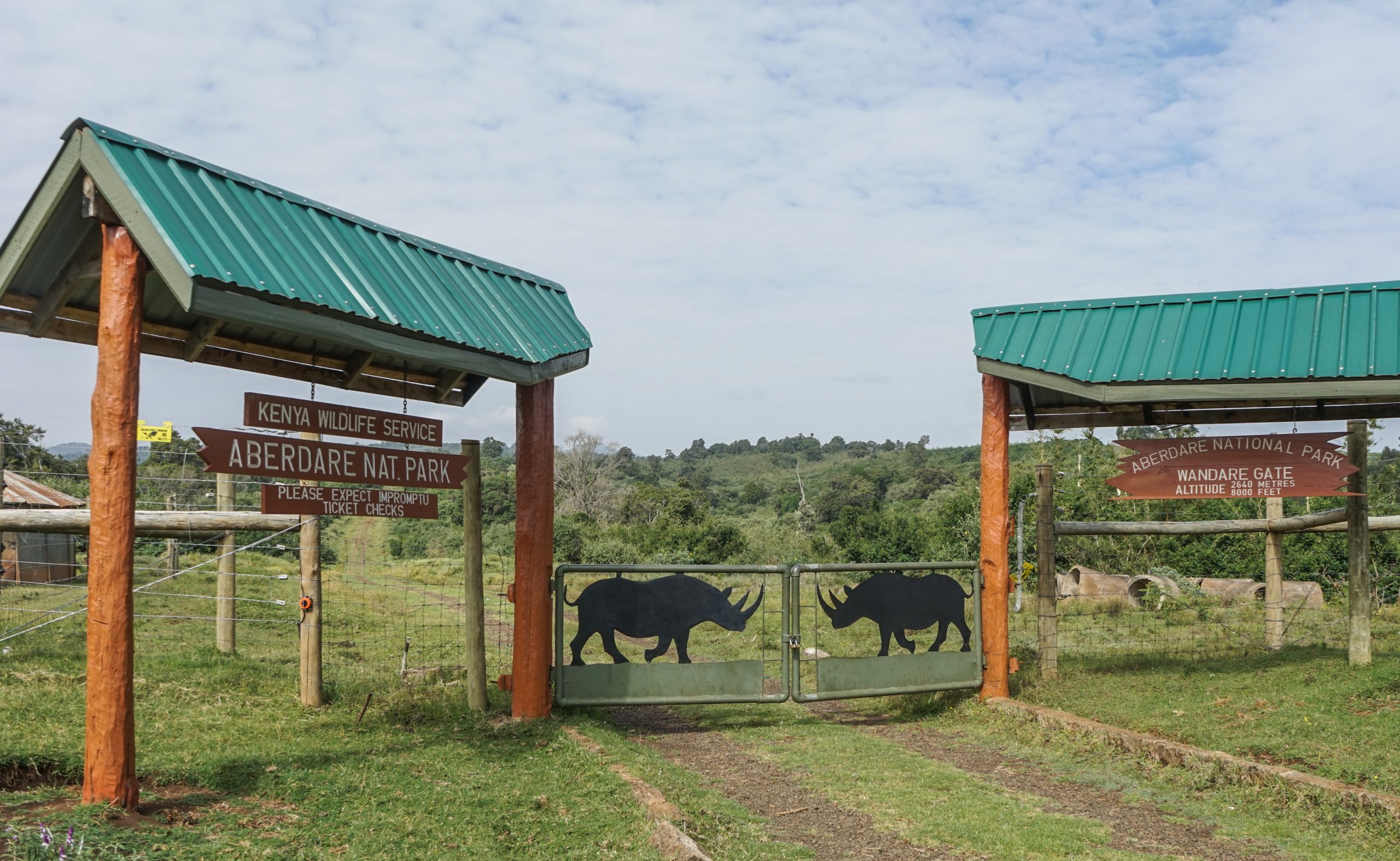 Aberdare National Park entrance