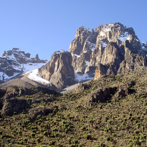 Mount Kenya twin peaks
